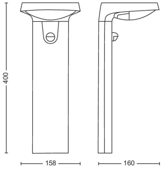 Philips - Lampada solare LED con sensore TYLA LED/1,2W/4V 4000K IP44