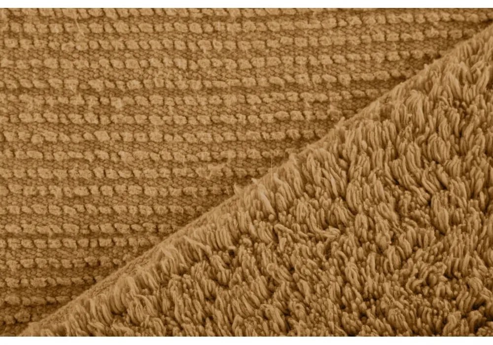 Tappeto da bagno marrone cognac 60x60 cm Riva - Tiseco Home Studio