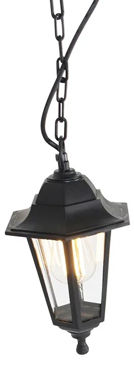 Lampada a sospensione da esterno nera - New Haven