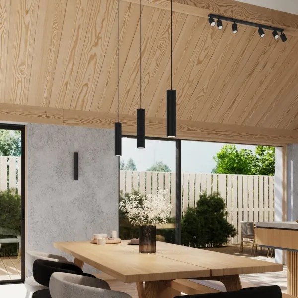 Sollux SL.1577 - Applique KARBON 2xGU10/10W/230V nero