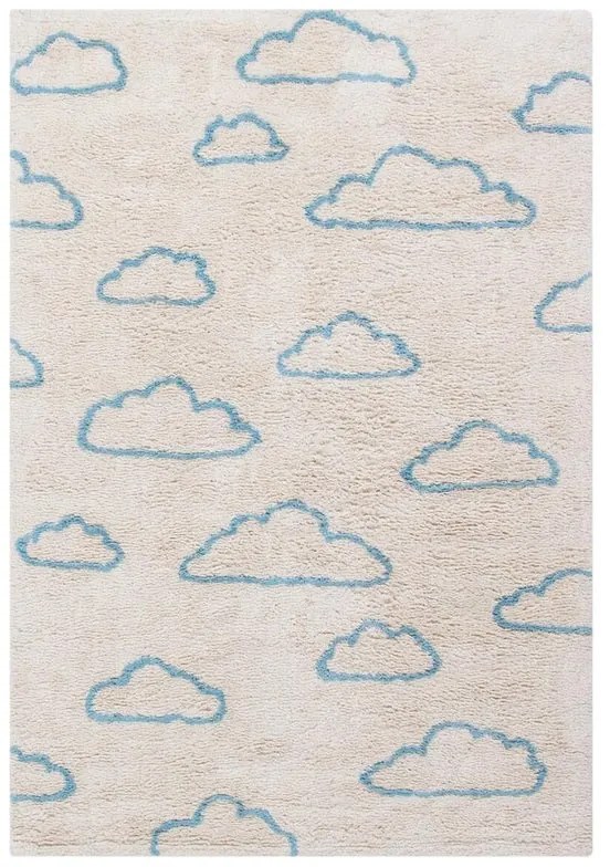 Tappeto Fantasia Cotton 3 bambino in cotone multicolore su fondo panna, L 150 x L 100 cm