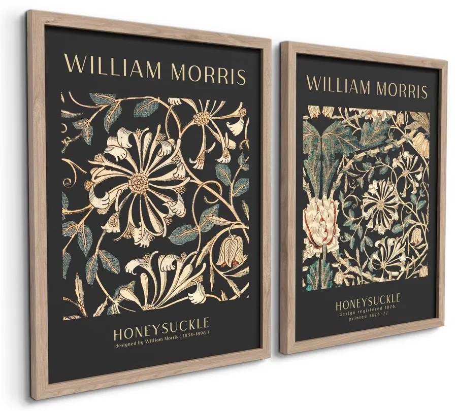 Set di dipinti 2 pz 30x40 cm Morris – Styler