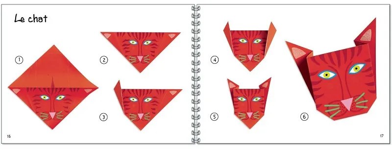 Origami - teste di animali