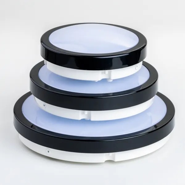 Brilagi - Plafoniera LED da bagno PERA LED/12W/230V diametro 18 cm IP65 nero