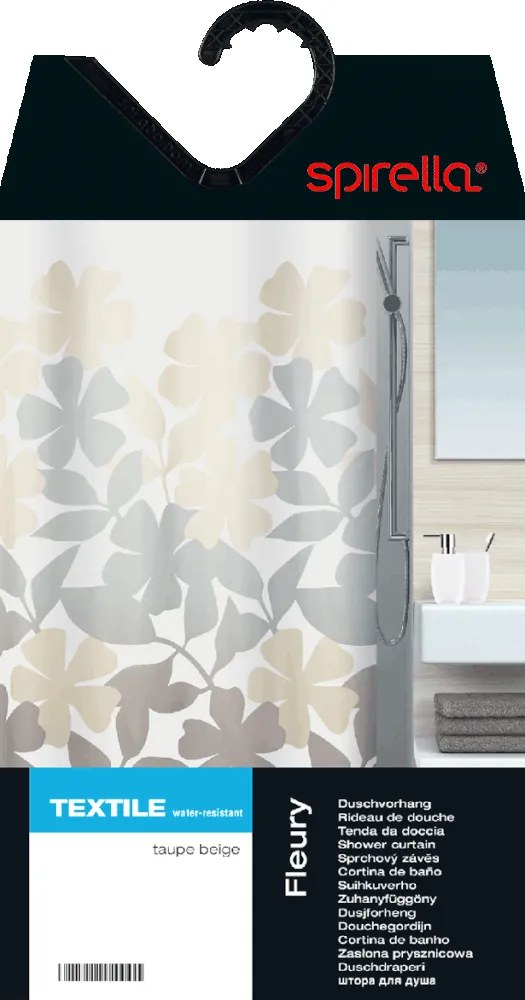 Tenda per doccia 120x200 cm Fleury – Spirella