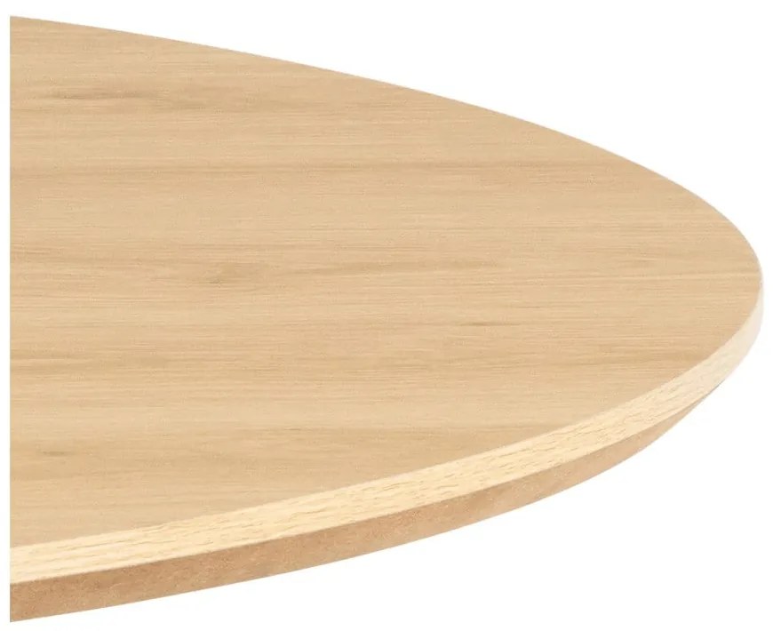 Tavolo da pranzo rotondo con piano effetto rovere ø 120 cm Cadiz - Actona