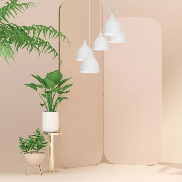 Lampadario a sospensione con filo NOAK 5xE27/60W/230V