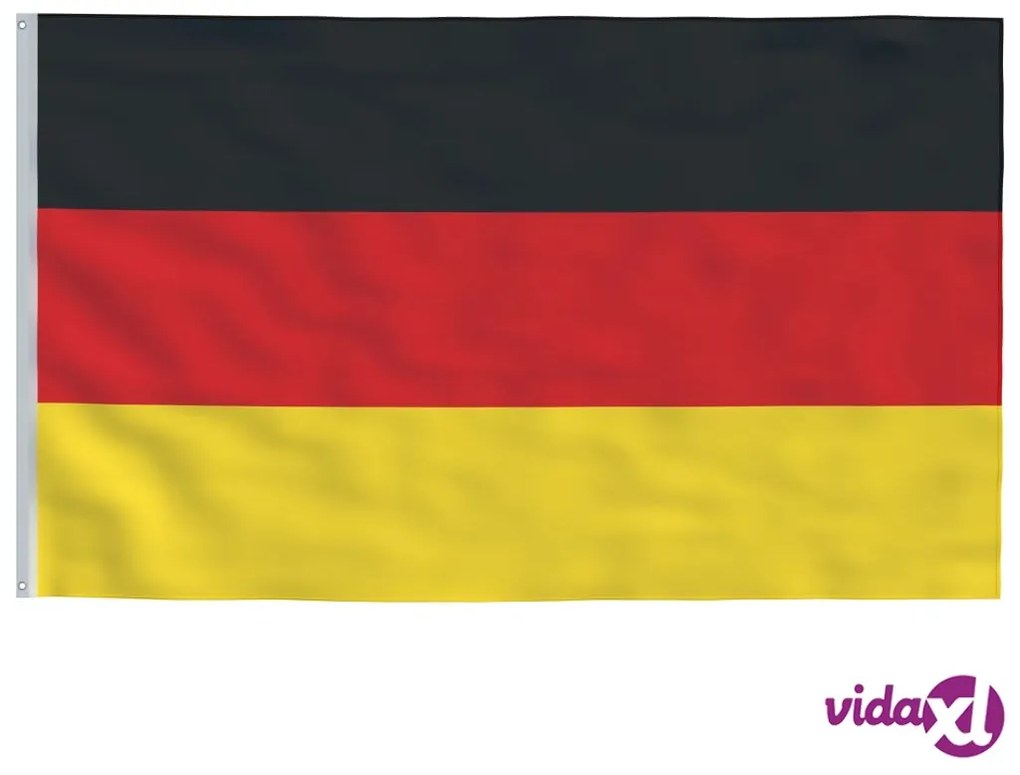 vidaXL Bandiera della Germania 90x150 cm