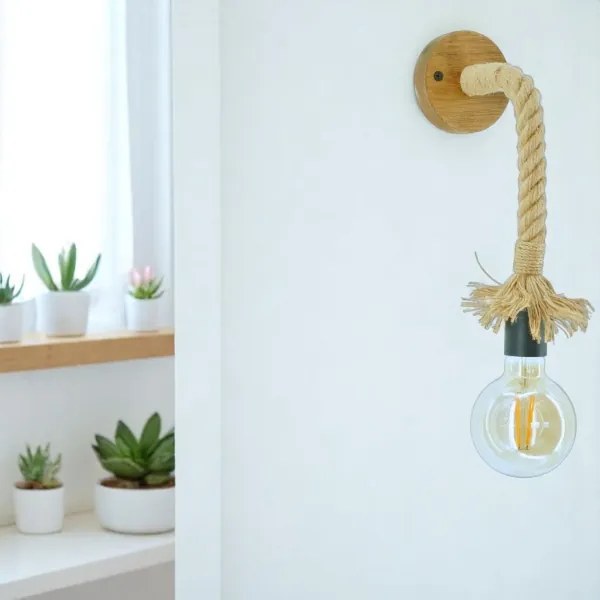 Brilagi - Applique KOS 1xE27/60W/230V faggio