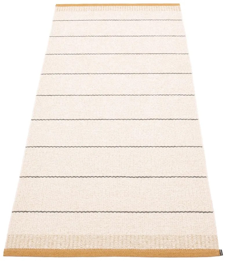 Passatoia da interno/esterno giallo ocra/color crema 85x200 cm Belle Ochre – Pappelina