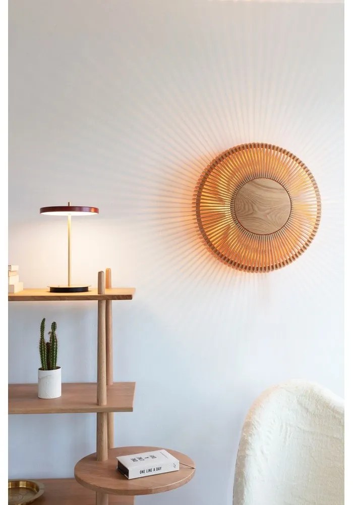 Lampada da tavolo dimmerabile a LED rossi con paralume in metallo (altezza 31 cm) Asteria Move - UMAGE