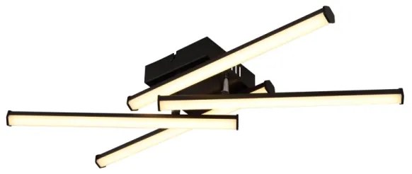 Globo 67342-24 - Plafoniera LED KIRINA LED/24W/230V 3000K nero