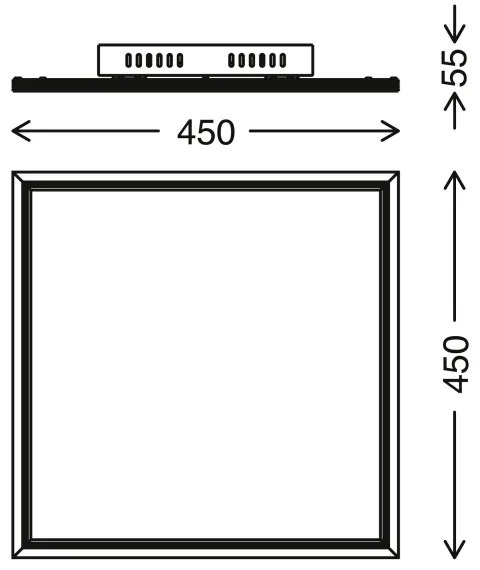 Telefunken 300906TF - Pannello LED dimmerabile LED/24W/230V + TC 3000-6000K