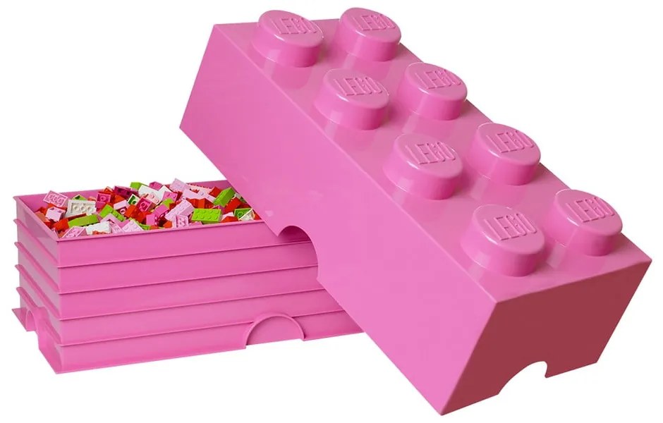 Scatola portaoggetti rosa scuro - LEGO®