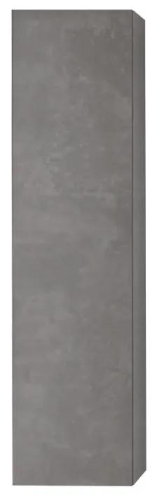 Colonna bagno sospesa L. 35 cm Master grigio effetto cemento reversibile