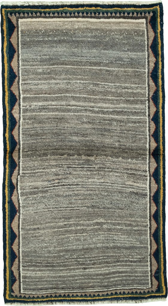 Gabbeh Tappeto 160 x 90 Nero (Iran) Annodato A Mano