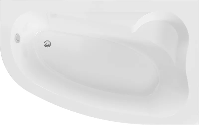 Mexen Westa vasca da bagno angolare destra 160 x 100 cm, bianca - 560116010002