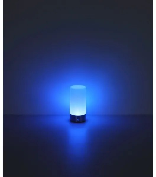 Globo 21040SRGB - Lampada da tavolo LED RGB touch LEX 1,8W/5V 1500mAh nera