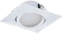 Faretto Ad Incasso Contemporaneo Pineda Policarbonato Bianco 3 Led 4,9W