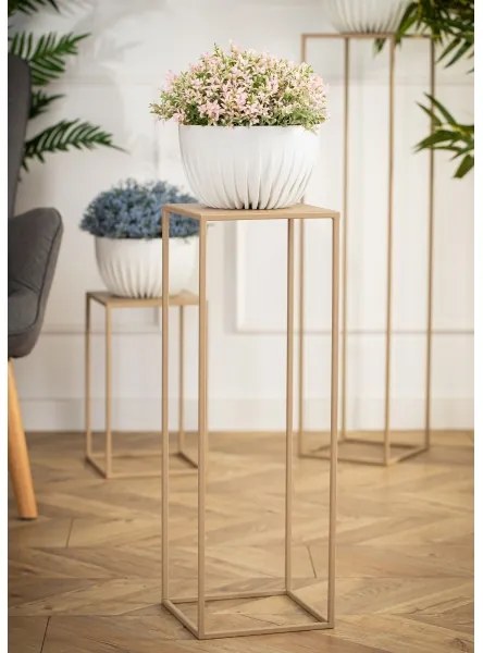 Portafiori 70x24 cm beige