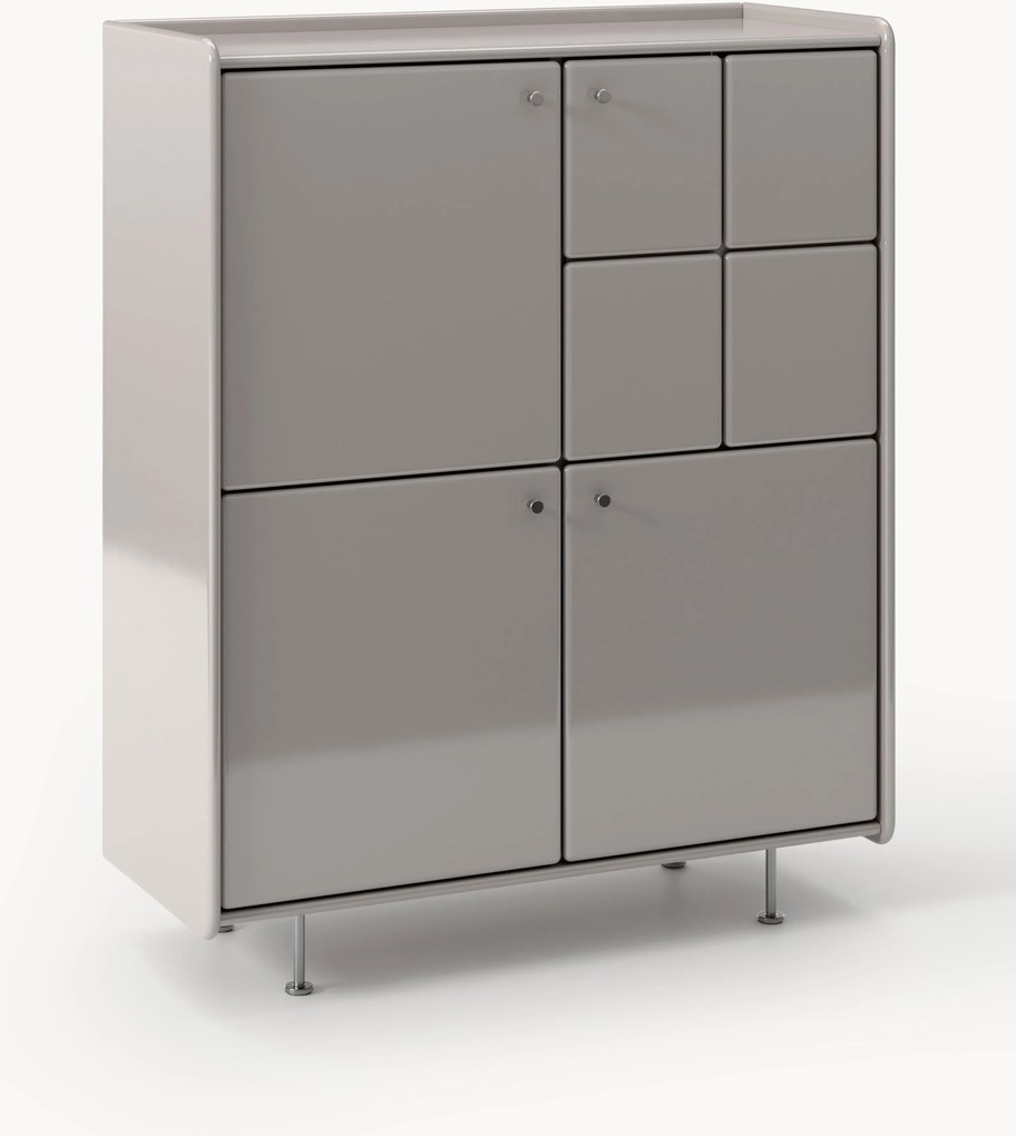 Credenza alta in metallo Coya