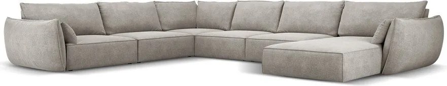 Divano angolare grigio chiaro (angolo sinistro) Vanda - Mazzini Sofas