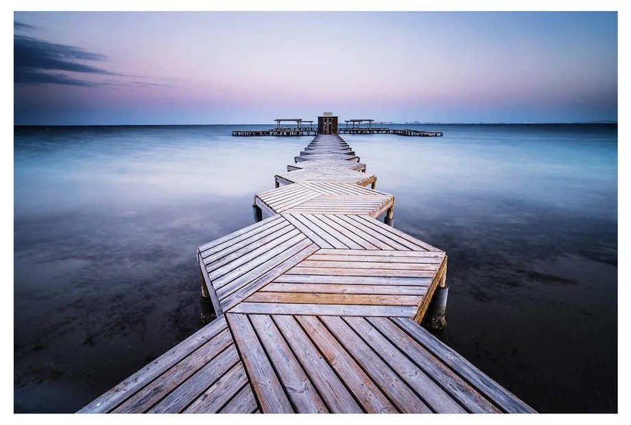 Dipinto 113x85 cm Twilight Pier – Styler