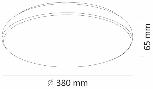 Lampada da soffitto LED dimmerabile DESERT LED/24W/230V con telecomando