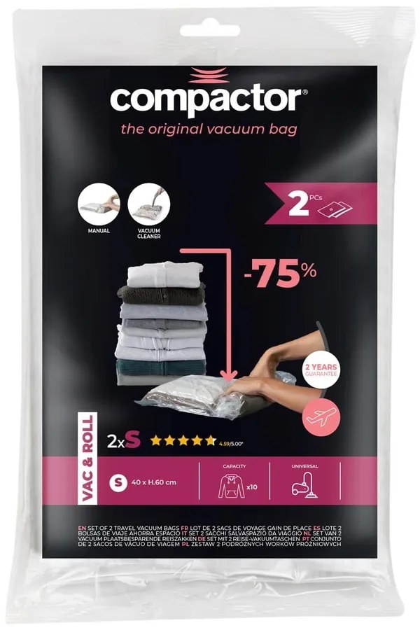 Sacchetti per il vuoto in set da 2 pezzi Hanging Vacuum S - Compactor