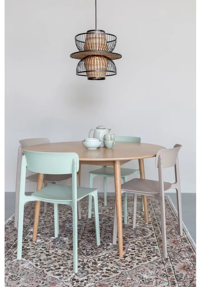 Tavolo da pranzo rotondo con piano in rovere ø 100 cm Fabio - White Label