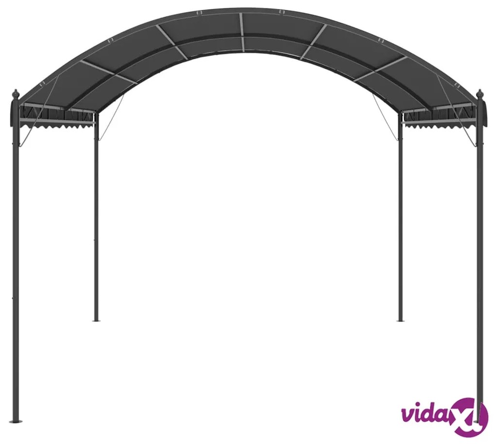 vidaXL Tendalino Parasole 3x4 m Antracite