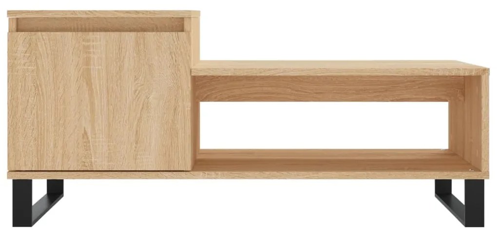 Tavolino da Salotto Rovere Sonoma 100x50x45cm Legno Multistrato