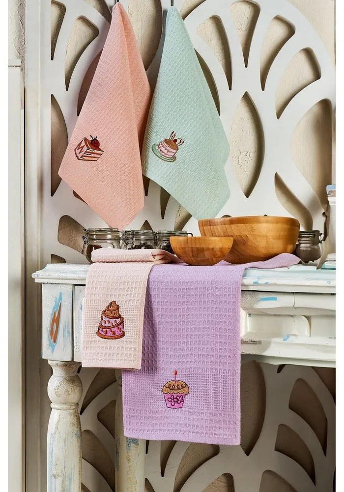 Set di strofinacci in cotone 6 pz 40x60 cm Cake – Foutastic