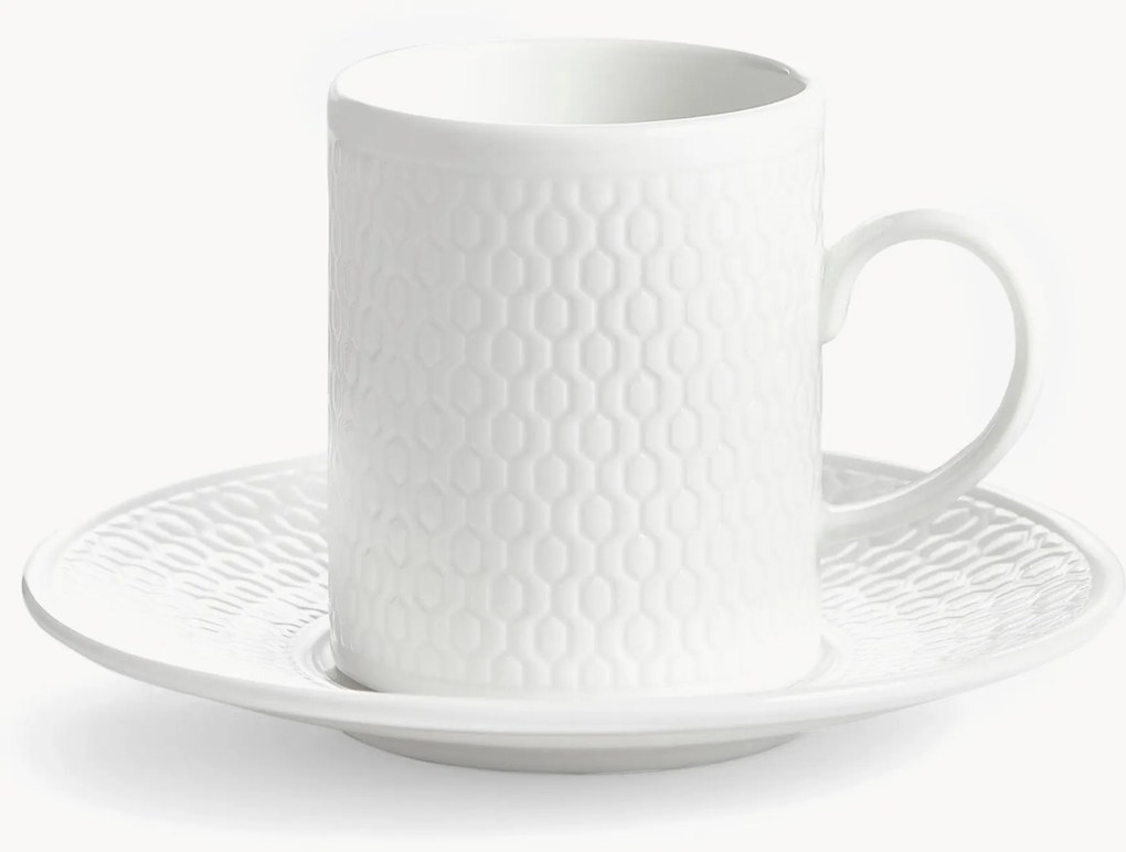 Tazzina e piattino in Fine Bone China Gio