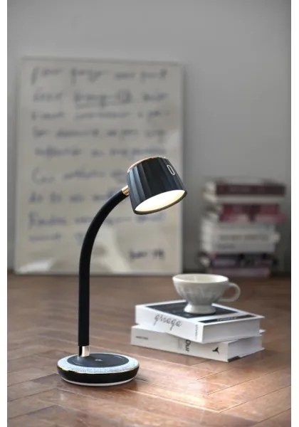 Immax NEO 08996L - Lampada da tavolo LED dimmerabile con un ricarica wireless PERLA LED/6W/230V