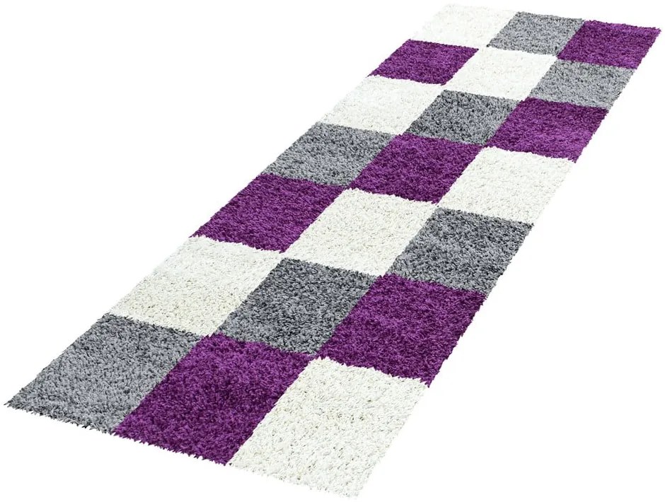 Passatoia grigio-viola 80x250 cm Life - Ayyildiz Carpets