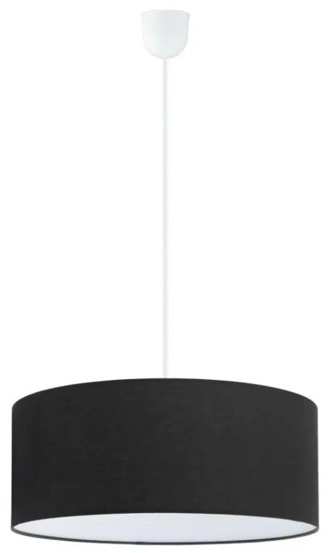 Eglo 79304 - Lampadario a sospensione con cavo CLINTON 3xE27/60W/230V nero