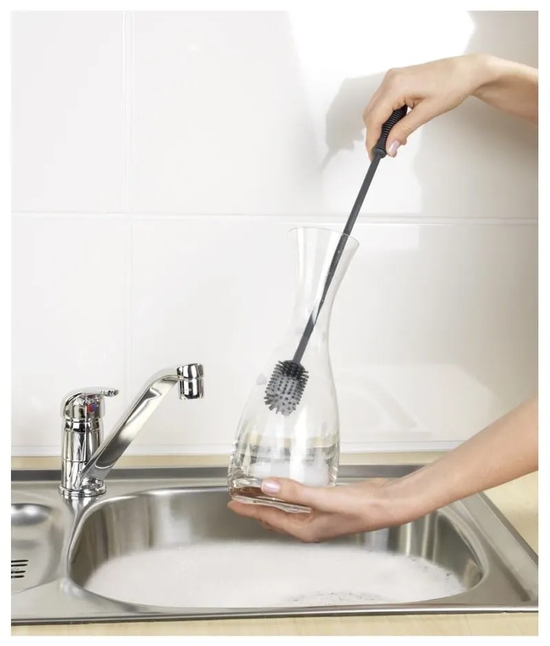 Spazzola di lavaggio in silicone, lunghezza 38 cm - Wenko