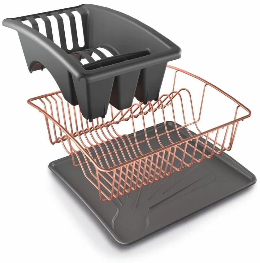 Vaschetta di raccolta color rame con rondella - Metaltex