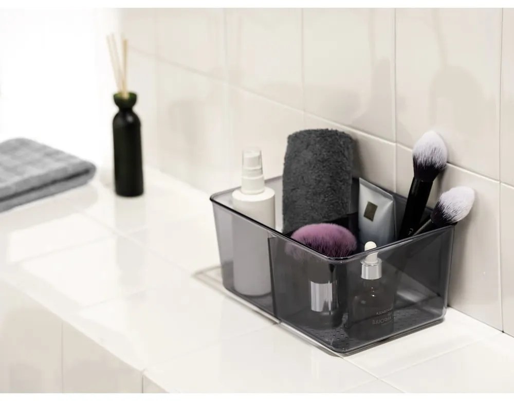 Organizzatore grigio per il bagno in plastica riciclata San Diego - Wenko