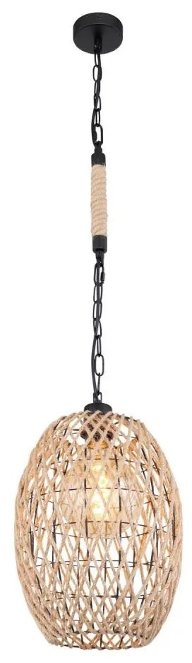 Globo 15670H - Lampadario su catena HALIA 1xE27/60W/230V