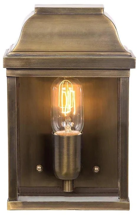 Applique classico chic da esterno VICTORIA-BR ottone IP44 1X E27 ELSTEAD