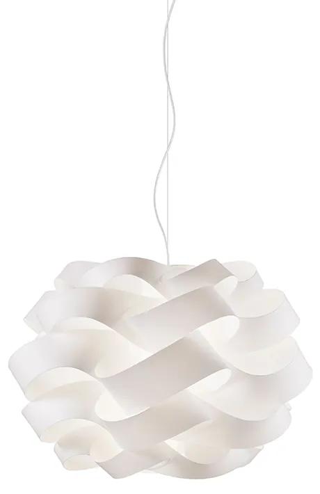 Sospensione Moderna 1 Luce Cloud D30 In Polilux Bianco Made In Italy