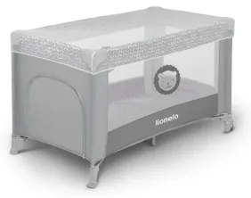 Lionelo - Lettino da viaggio STEFI grigio