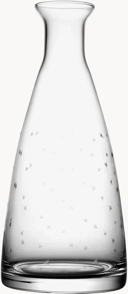 Caraffa in cristallo soffiato Stars, 850 ml