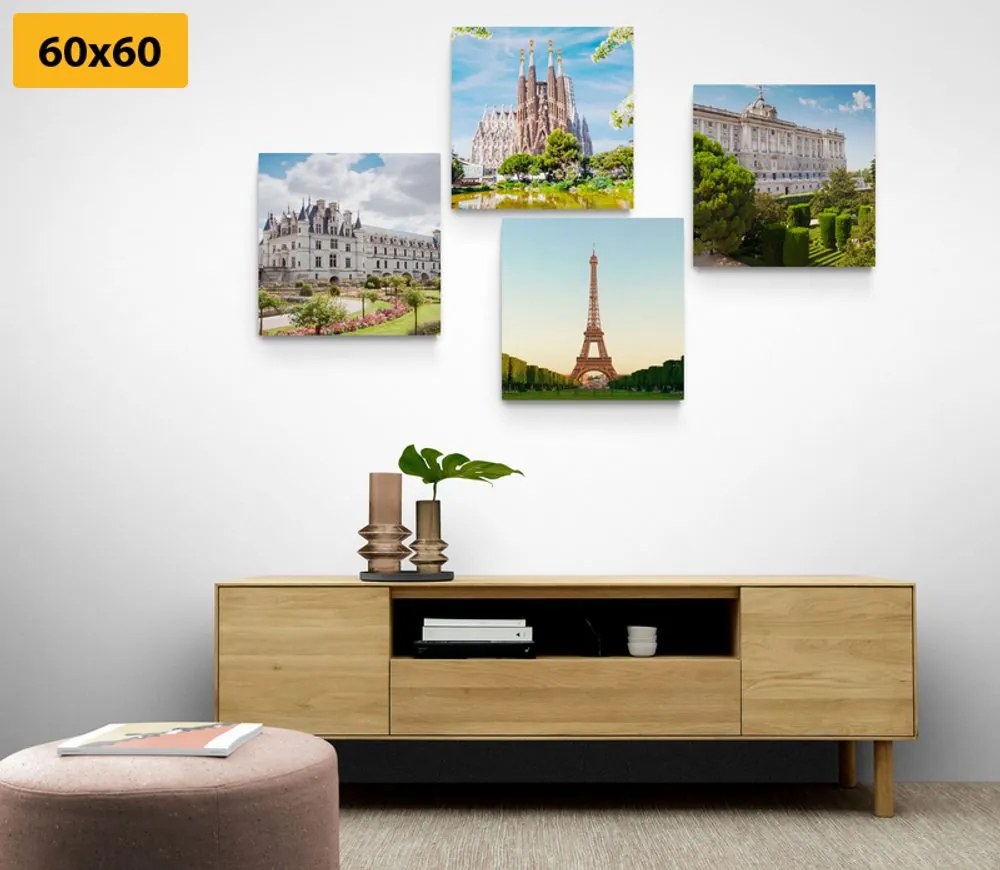 Set di quadri – Monumenti più straordinari del mondo