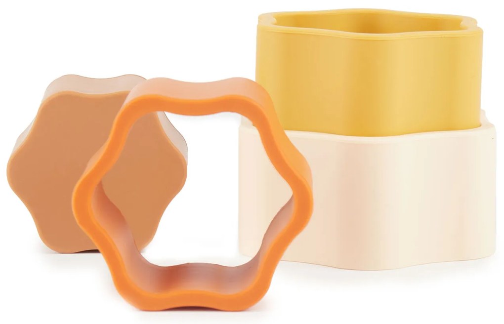 Bieco - Fiore in silicone impilabile - Chocolate Bliss