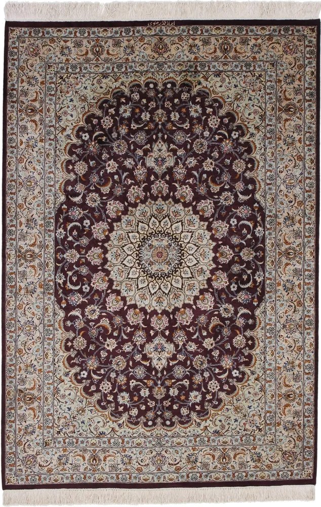 Ghom Tappeto 150 x 100 (Iran) Annodato A Mano