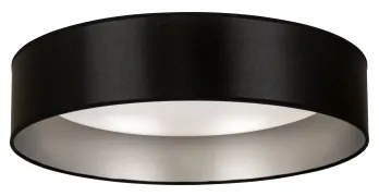 Duolla - Plafoniera LED ROLLER LED/24W/230V diametro 45 cm nero/argento