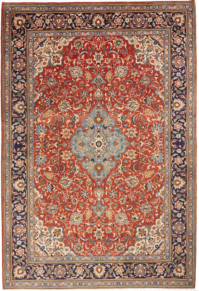 Sarouk Tappeto persiano 290 x 200 Rosso (Iran) Annodato A Mano